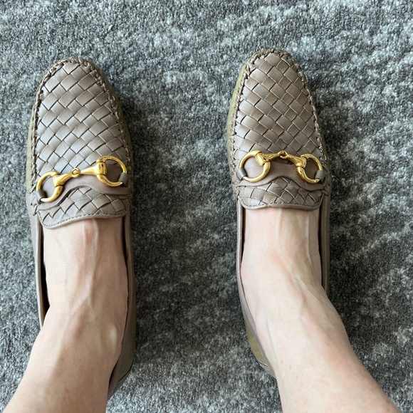 Robert Zur Perlata Driving Loafers, Taupe Patent and True Glove Combo, Size 9 AA - Picture 2 of 9